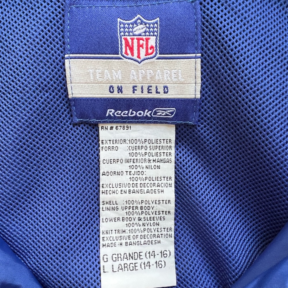 NFL Reebok New York Giants Jacket - Picture 5 of 5